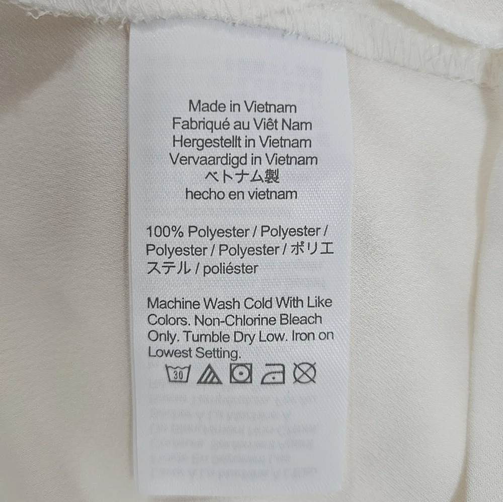 J. Crew Puff Sleeve Satin-Back Crepe Top Size Large Tall